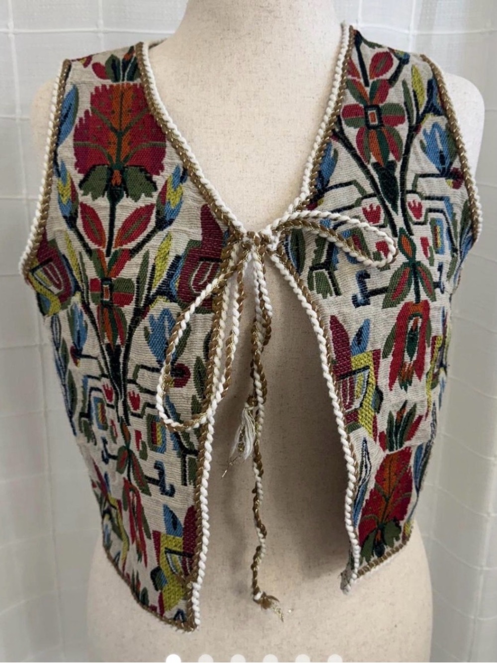 Boho style vest